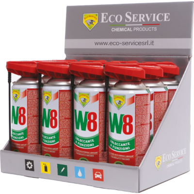 W8 DISPLAY con Jet spray 400 ml